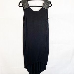 FINAL PRICE-BCBGeneration Dress with Leather Trim